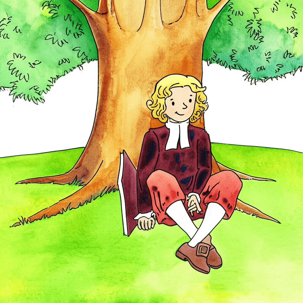 Newton under the tree