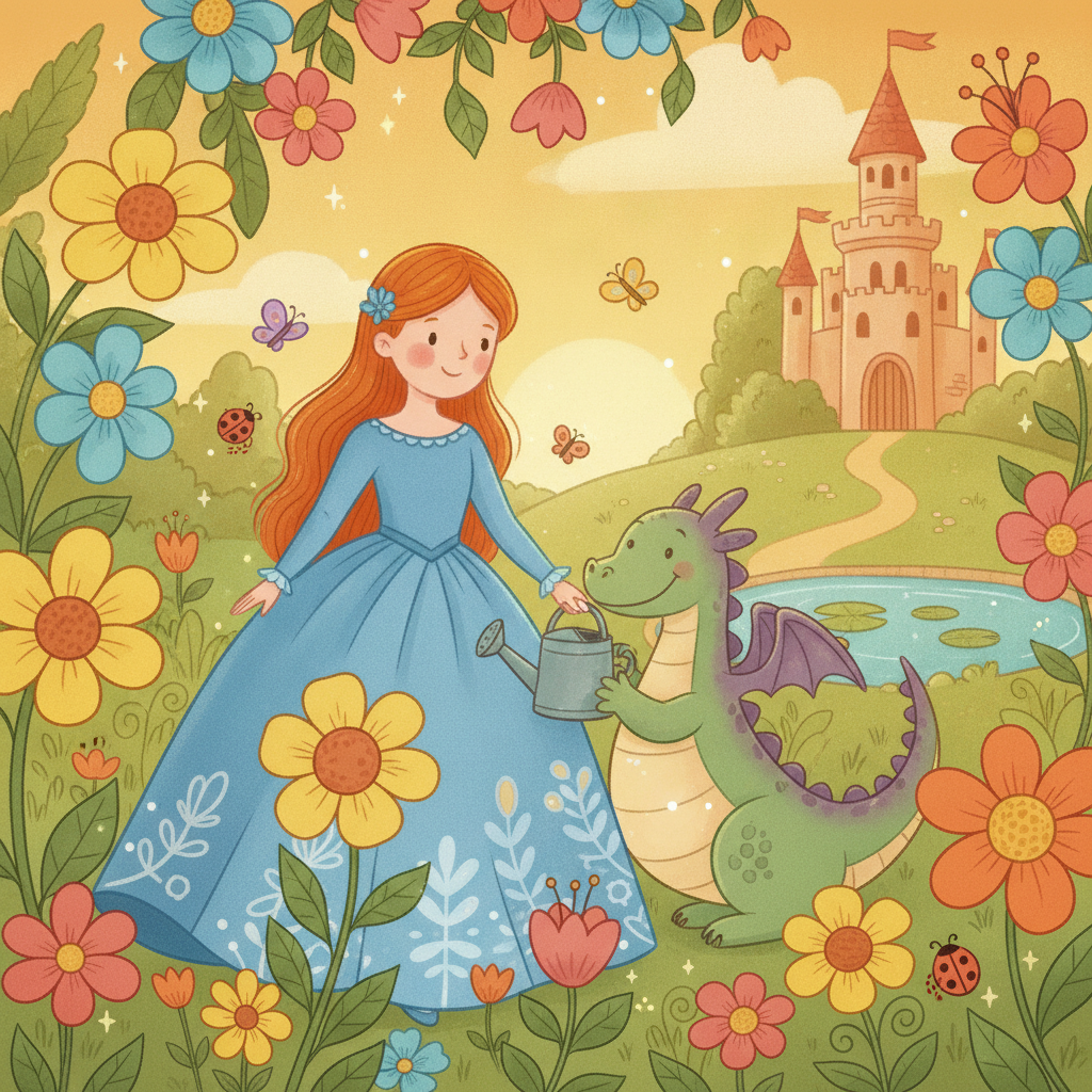 Rosie's Royal Dragon - children's storybook about a princess and a friendly dragon